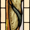 Pre-Raphaelite Maiden Stained Glass