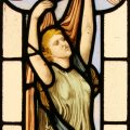 Pre-Raphaelite Maiden Stained Glass