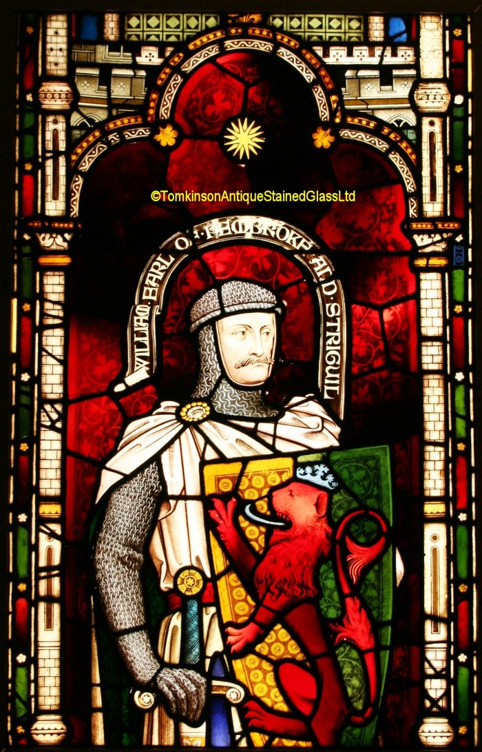William, Earl of Pembroke Stained Glass Window