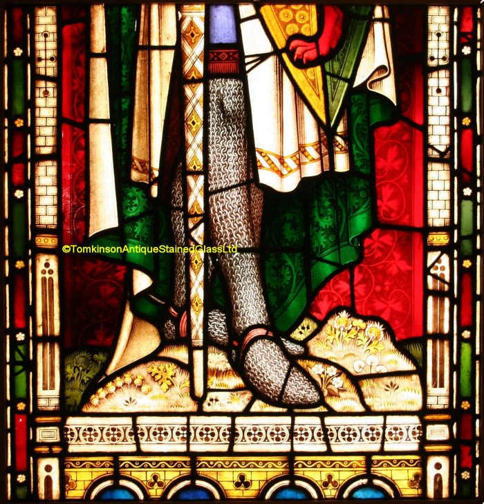 Ref: Vic577 - Victorian Stained Glass Window - William, Earl of Pembroke and Striguil - Image 7