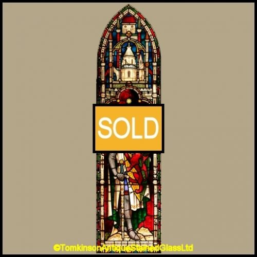 Antique Stained Glass Window