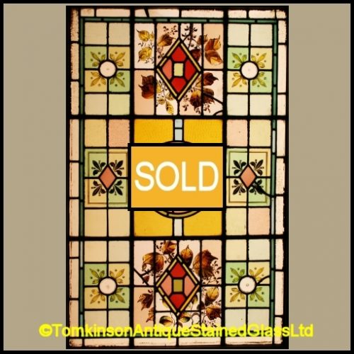 Edwardian Stained Glass Window