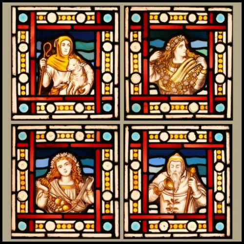 Antique Stained Glass Windows