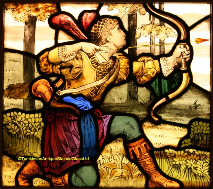Ref: Vic582 - Victorian Stained Glass Windows - Arts and Crafts Windows - Image 2