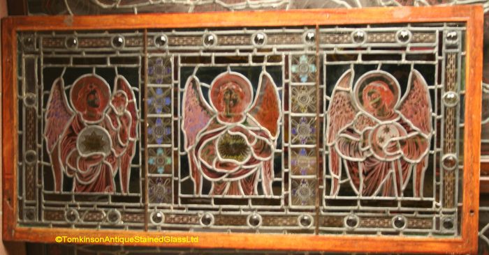 Ref: Vic583 - Victorian Stained Glass Window - Days of Creation - Image 7
