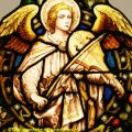 Musical Angel Church Window