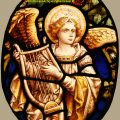 Musical Angel Stained Glass