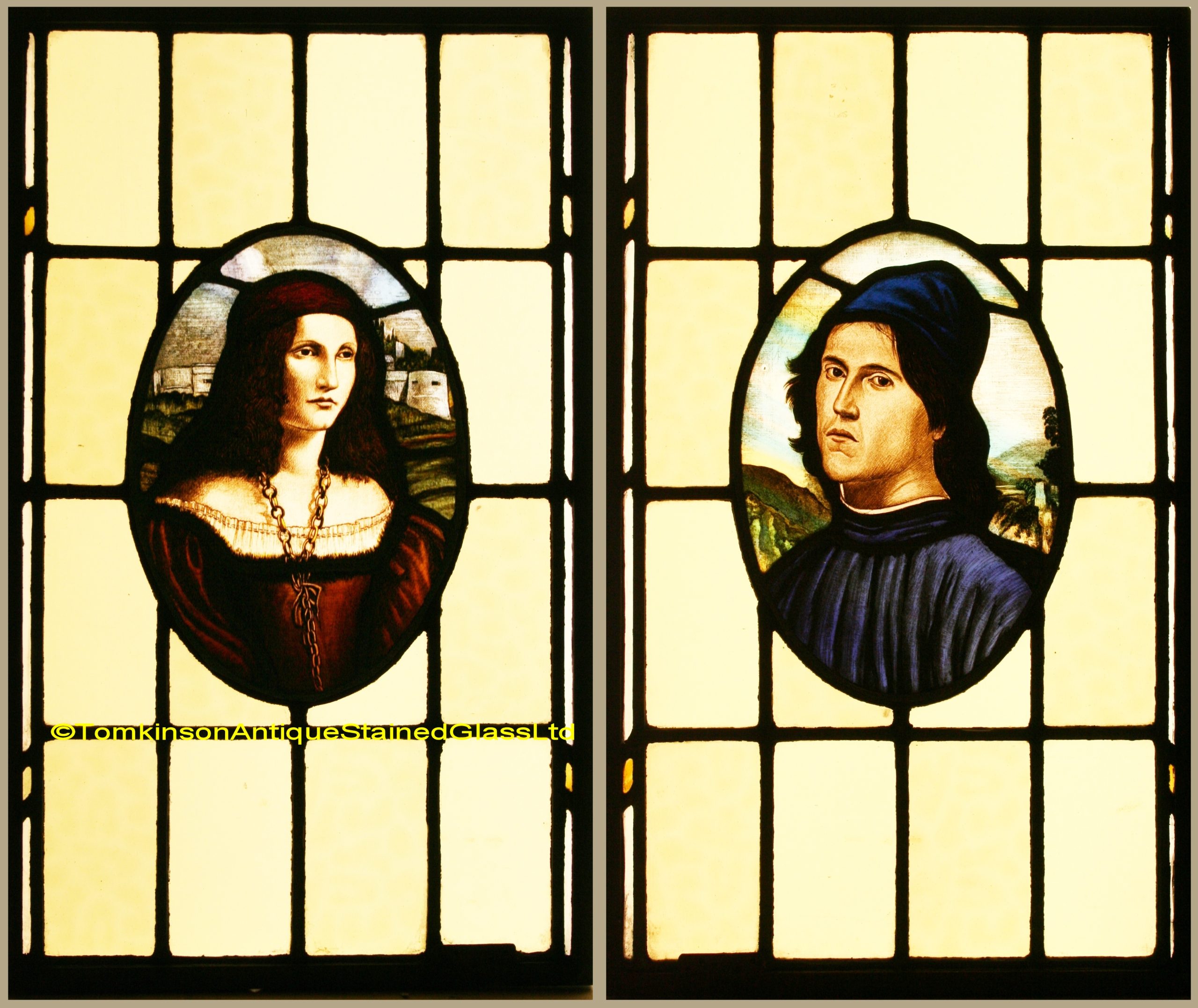 Antique Stained Glass Windows