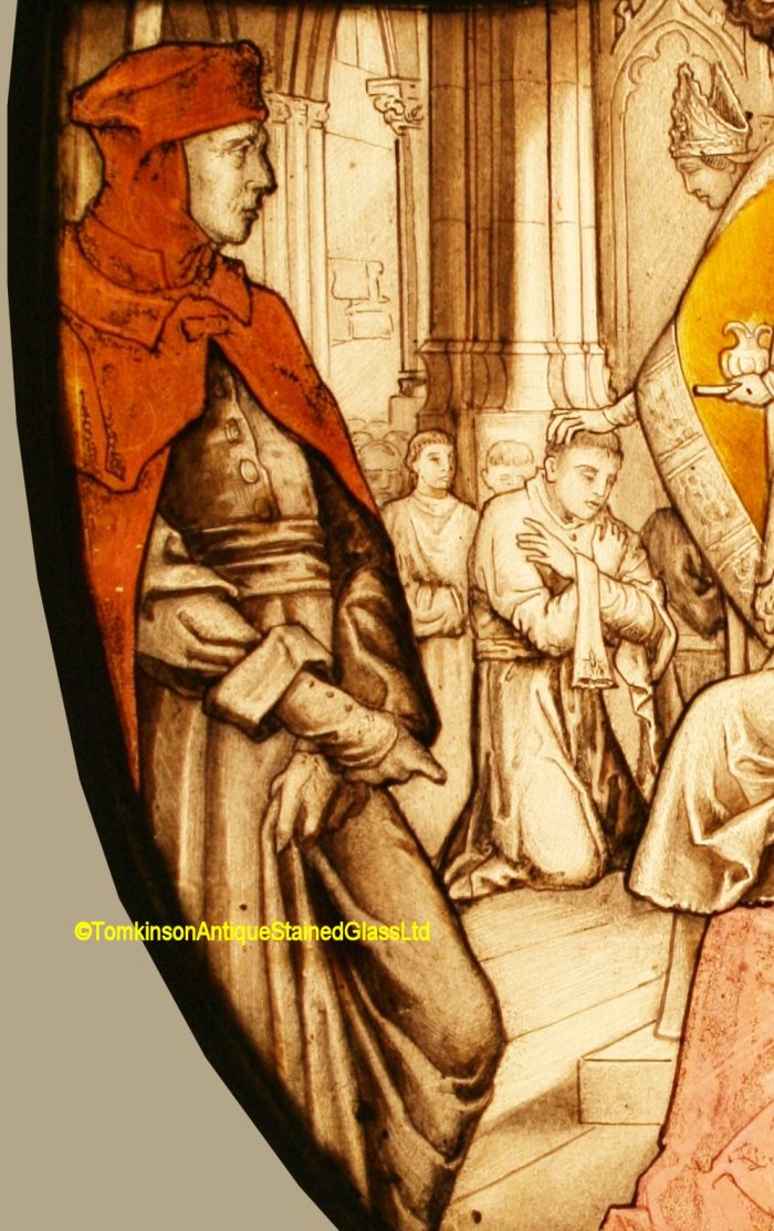 Ordination of a Priest Stained Glass