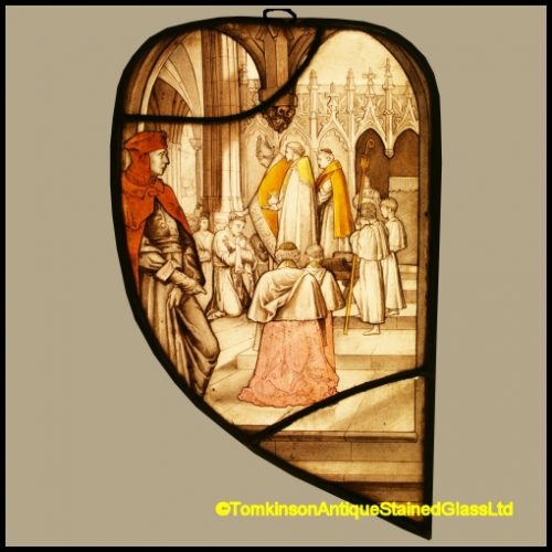 Holy Orders Stained Glass Panel