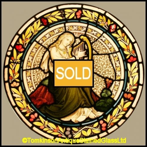 Antique Stained Glass For Sale