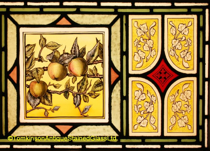 Salvaged Stained Glass For Sale