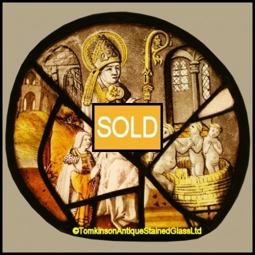 Antique Stained Glass Window