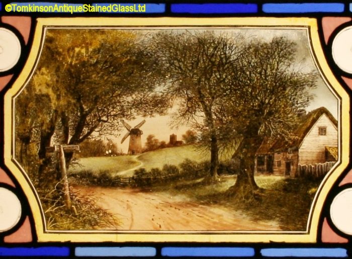 Arts & Crafts Stained Glass Window