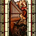 St Cecilia Stained Glass Window