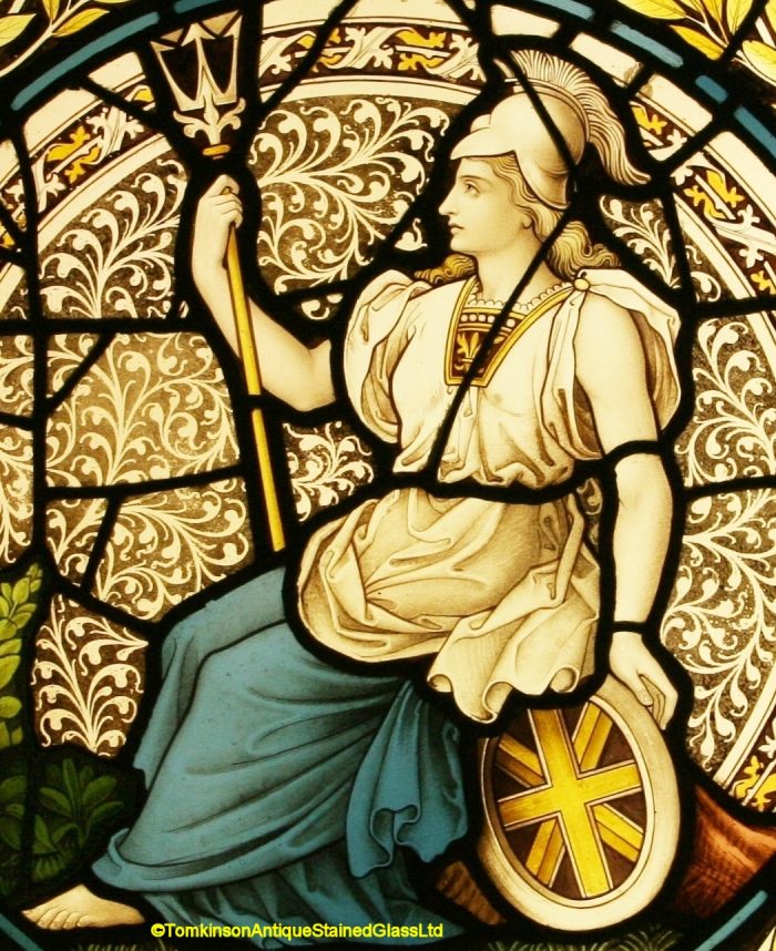 Britannia Stained Glass Window