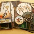 Antique Stained Glass Panels