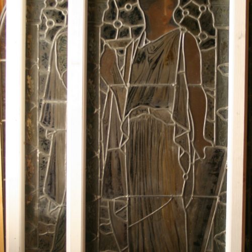 Ref Vic596 Victorian Stained Glass Window Music & Architecture