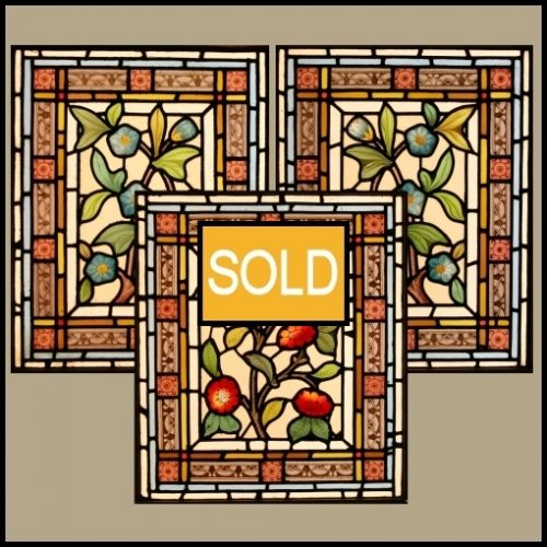 Antique Stained Glass Window