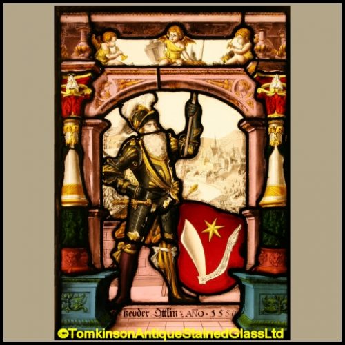 Swiss Armorial Stained Glass