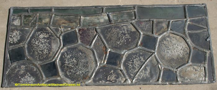 Ref: Ron498 - Roundel – Antique Stained Glass Panel - 16th Century Stained Glass Fragment - Image 4