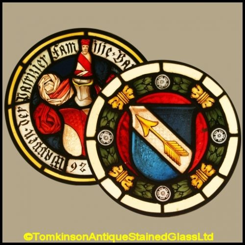 Armorial, Coat of Arms, Heraldic Stained Glass