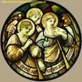Musical Angels Stained Glass Windows