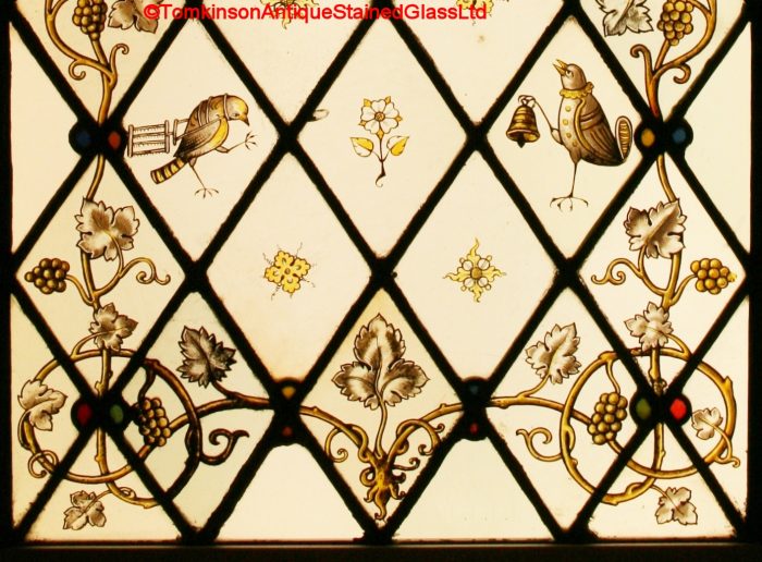 Arts & Crafts Stained Glass Window