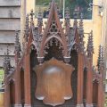 Carved Gothic Overmantel