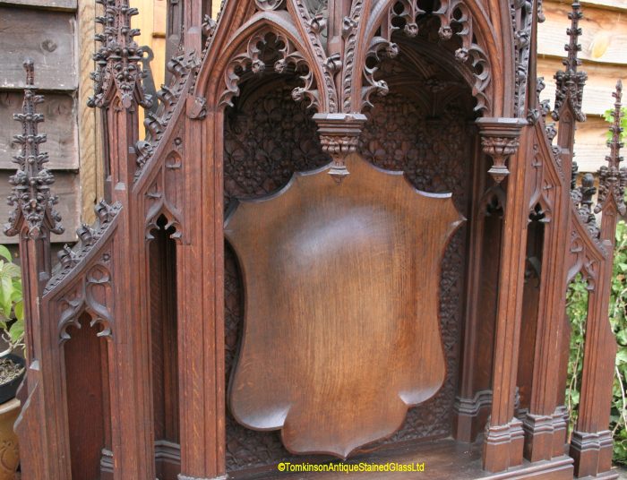 Carved Gothic Overmantel