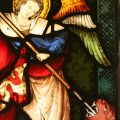 St Michael and the Dragon Stained Glass