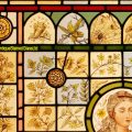 Arts & Crafts Stained Glass Window