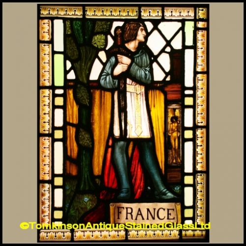 Joan of Arc Bernard Sleigh Stained Glass