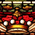 Antique Stained Glass Coat of Arms