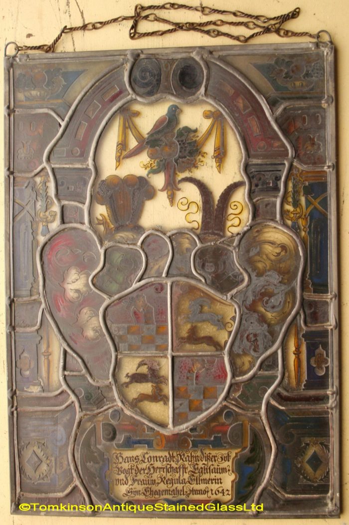Swiss Stained Glass Window