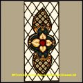 18th c Georgian Stained Glass Window