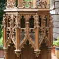 Carved Gothic Oak Alter