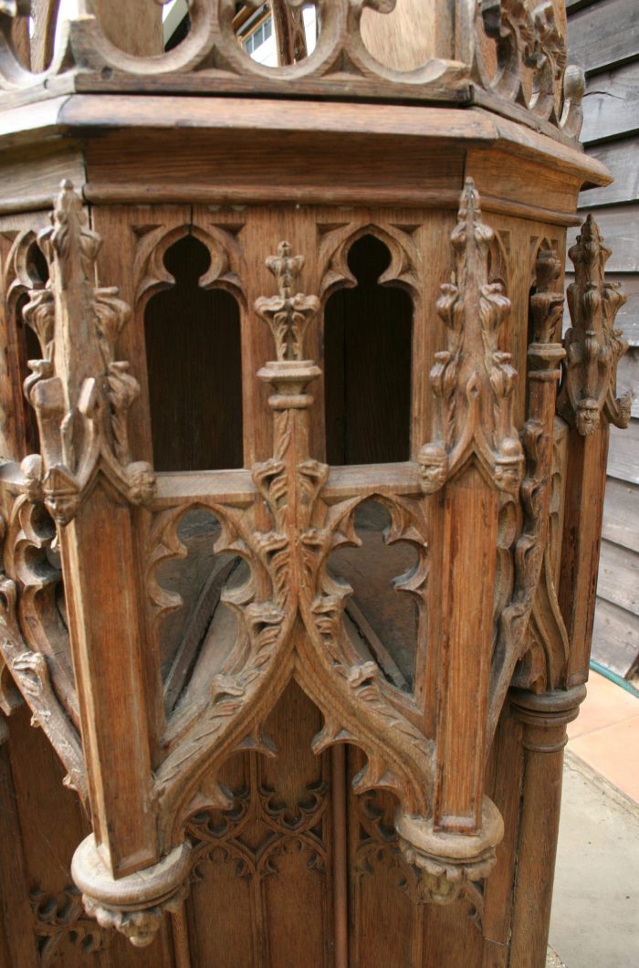 Ref: Ant119 - Antiques - Gothic Alter Piece - Image 6