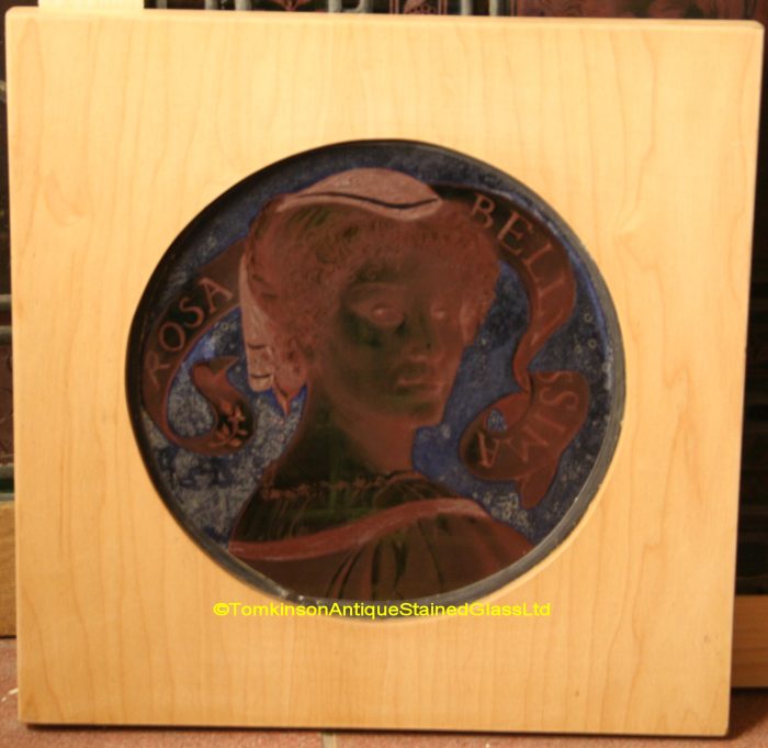 Victorian Stained Glass Roundel