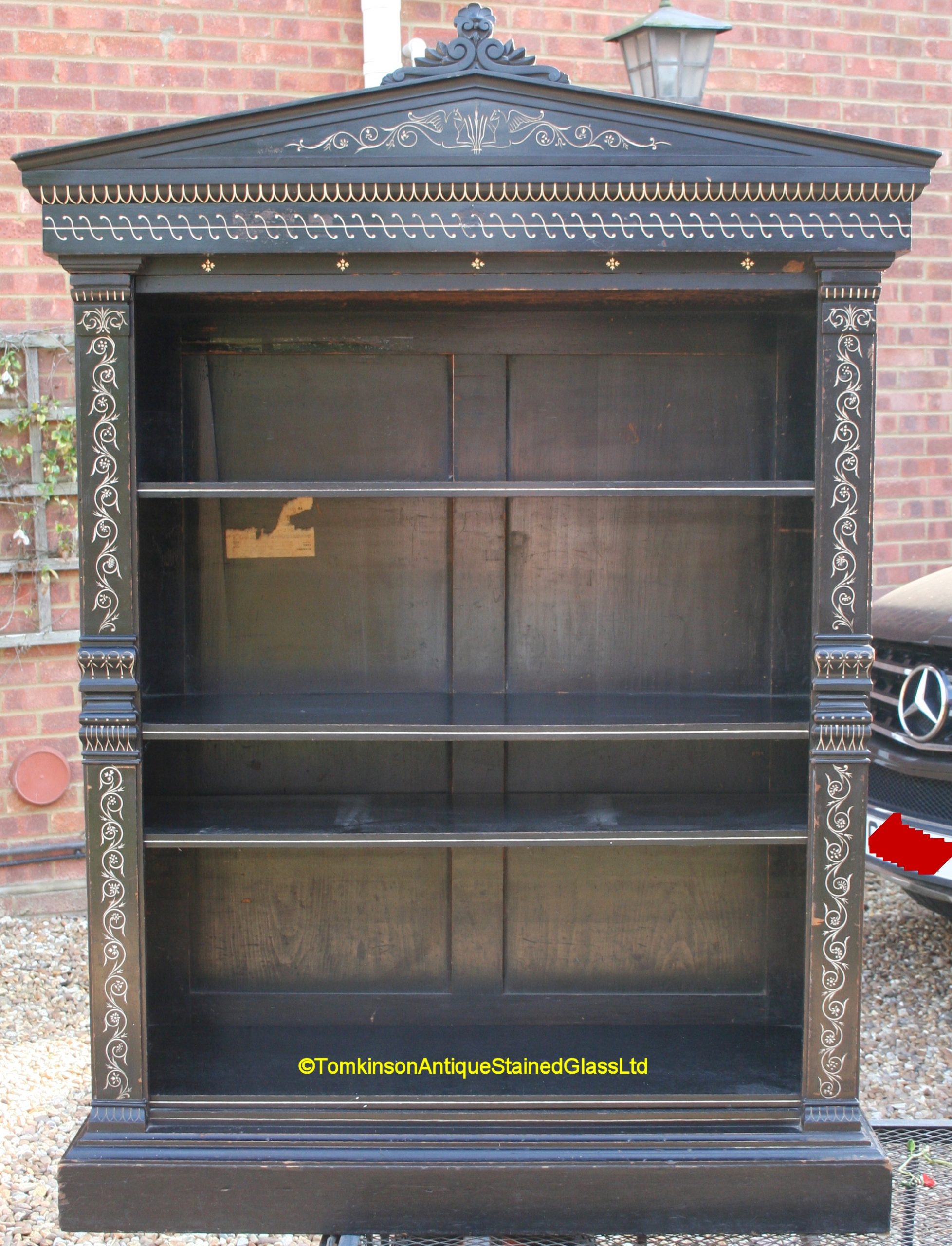 Aesthetic Movement Bookcase by T.H. Filmer & Sons