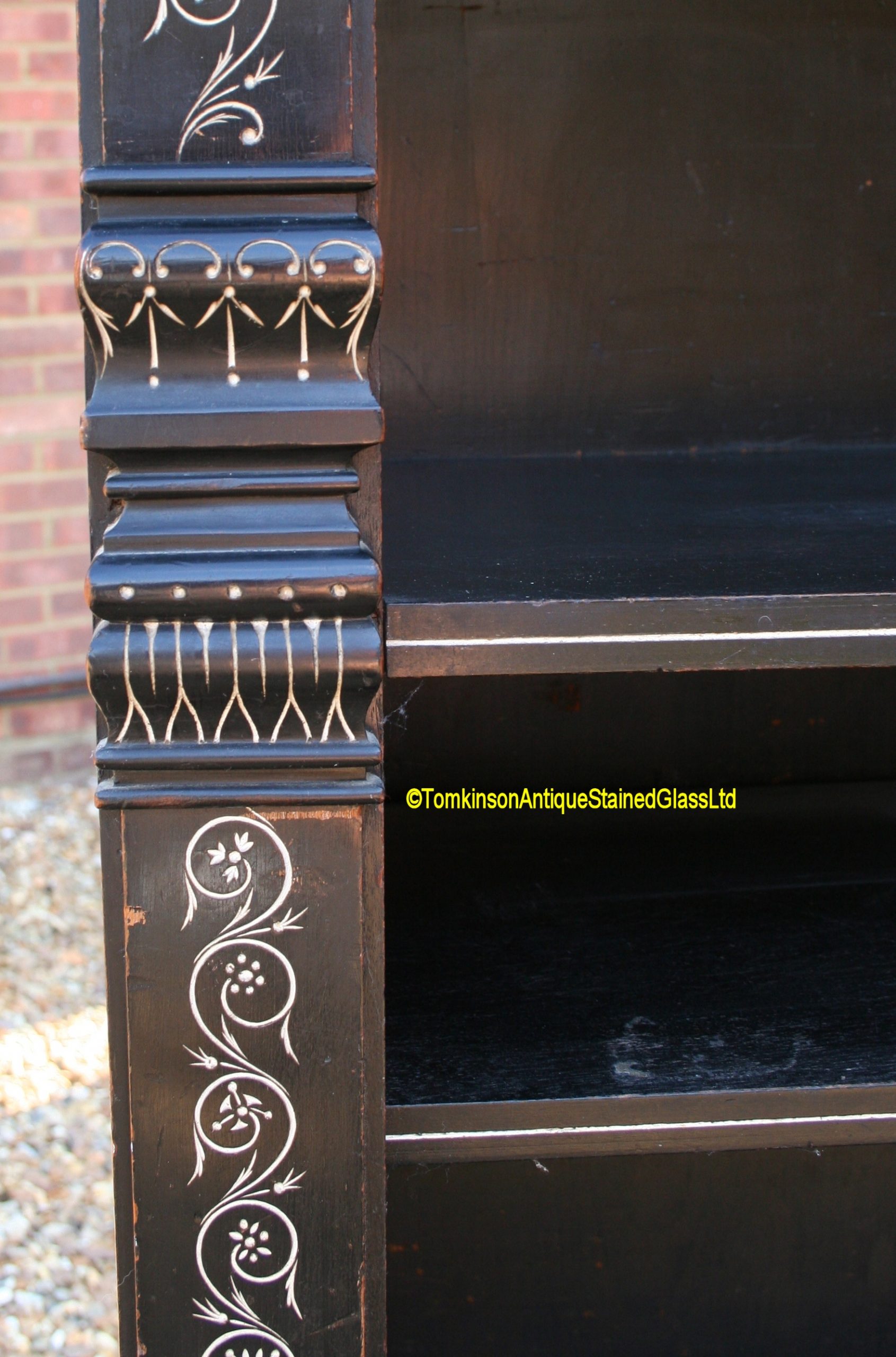 Aesthetic Movement Bookcase by T.H. Filmer & Sons