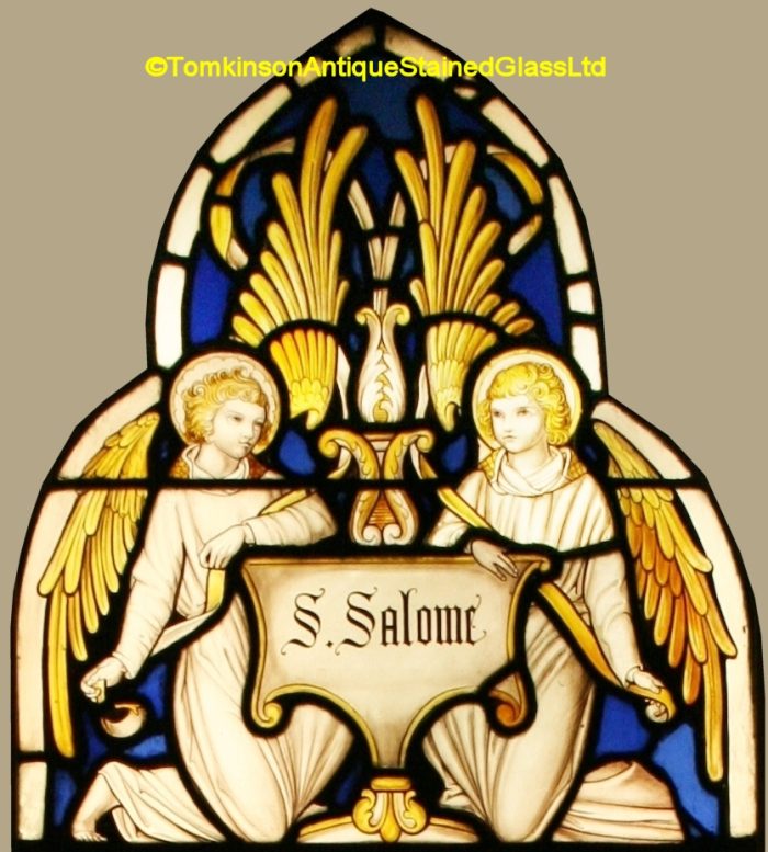 Ref: Rel376 - Antique Stained Glass Window - St Mary Salome - Image 3