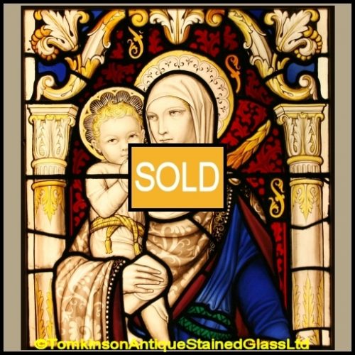 Antique Stained Glass Window