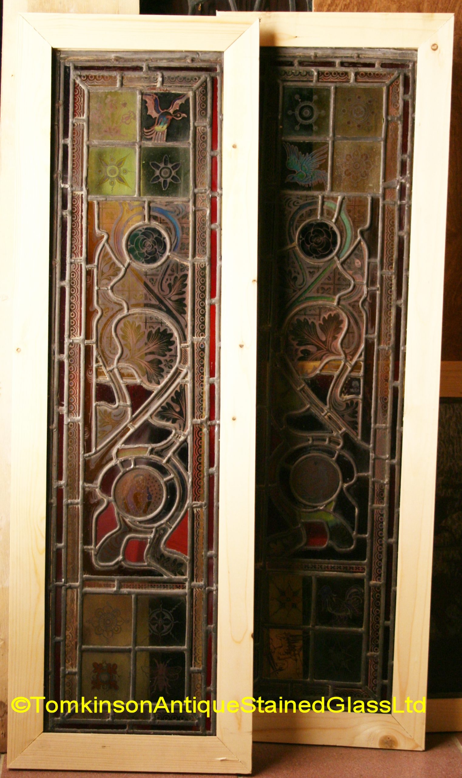 Leaded stained glass
