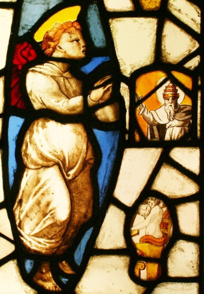 Medieval Stained Glass Window