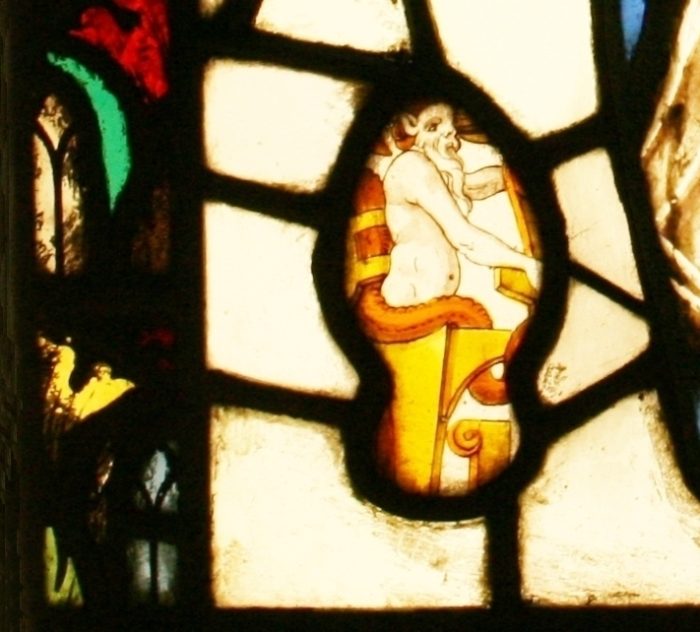 Medieval Stained Glass Window