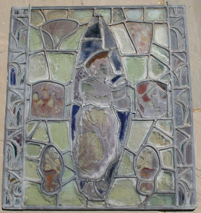 Medieval Stained Glass Window