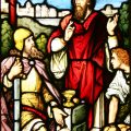 King David stained glass window
