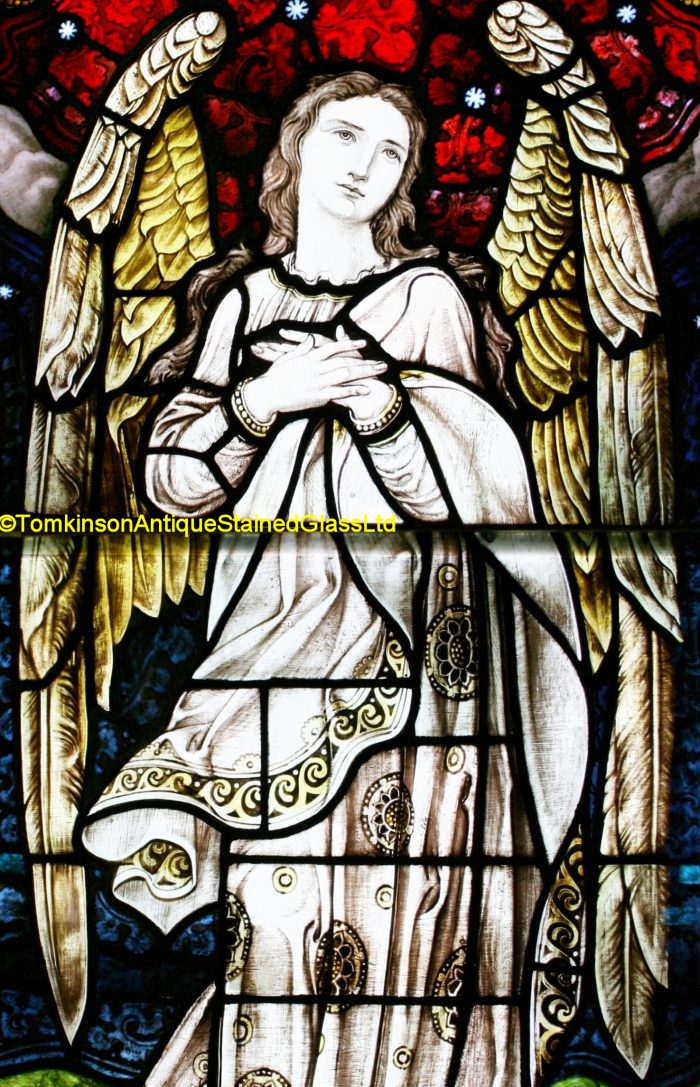 Ref: Rel388 - Antique Stained Glass Window - - Image 5