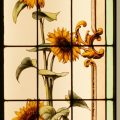 Antique Stained Glass Panels